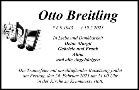 otto breitling krummesse|Gedenkseite für Otto Breitling .